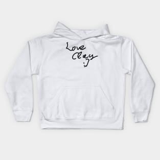 Love Clay :] - Daniil Medvedev Kids Hoodie